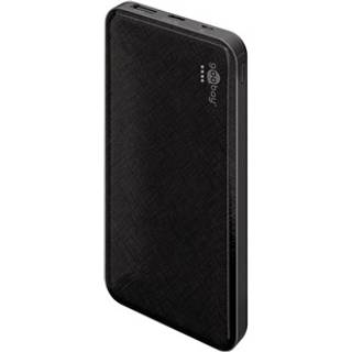 Goobay Power Bank Slimline 10.000 mAh  sort