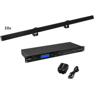 Eurolite Set 10x LED PR-100/32 Pixel DMX Rail bk + DMX Software TILBUD NU