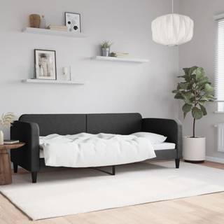 Daybed Stof Sort - uden madras / 80 x 200 cm