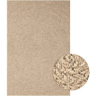 gulvtæppe ZIZUR 140x200 cm jute-look indendørs og udendørs