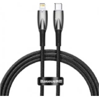 USB-C-kabel til Lightning Baseus Glimmer-serie, 20W, 1 m (sort)
