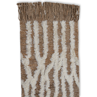 Tinted Objects Wahl Tæppe Til Entréer 80x350 Cm - Mønstrede tæpper Jute Brun - 100060_20-80350