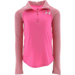 Sweatshirt med hætte Under Armour Tech Graphic 1/2 Zip-PNK 1379532-652 Størrelse YLG