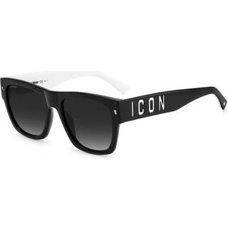 Dsquared2 ICON 0004/S 80S/9O 55 Solbriller Mænd Black - Black - 55mm