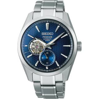 Seiko Presage ‘Ao’ Sharp-Edged Open Heart 3 Days Automatic Blue Dial Men's Watch SPB417J1