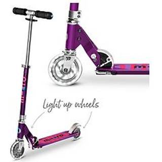 Micro Løbehjul - Sprite LED - Purple Stripe