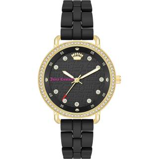 Juicy Couture Dameur JC1310GPBK - Stilfuld og Elegant (Ø 36 mm)