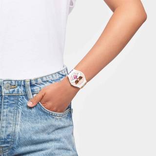Swatch Dragon Ball Z Kamesennin White Dial Unisex Watch SUOZ346