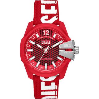 Diesel DZ4619 Baby Chief Red Resin Strap Watch - W11272