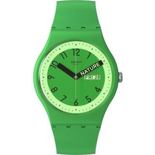 Swatch Proudly Green "Nature" Green Quartz Unisex Watch SO29G704