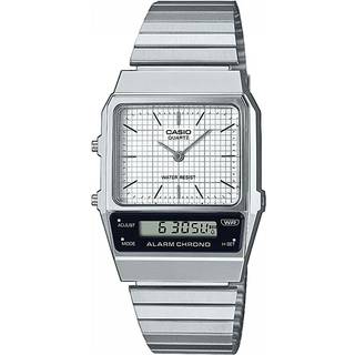 Casio AQ-800E-7AEF Vintage Edgy Armbanduhr Weiß
