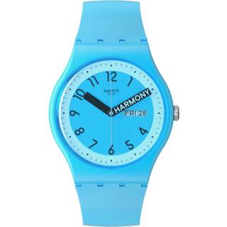 Swatch Pride 'Proudly Blue' Quartz Blue Dial Unisex Watch SO29S702