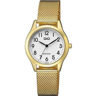 Dames Q&Q Q02A-006PY Retro Ur - Stilfuld 33 mm Dameur