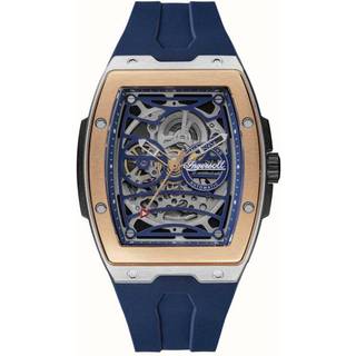 Ingersoll The Challenger 1892 Automatic Blue Dial and Blue PU Strap Men's Watch I12304