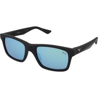 Puma PU0402S Polarized 002 55 Solbriller Mænd Black - Black - 55mm