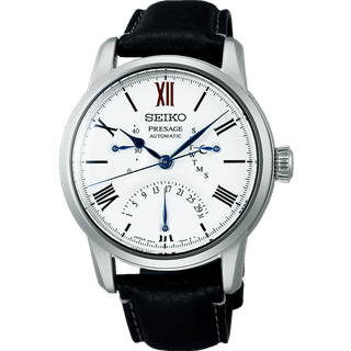Seiko Presage "Laurel Enamel" 110th Anniversary Limited Edition Automatic White Dial Men's Watch SPB393J1