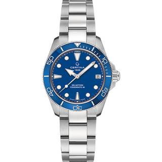 Certina C032.007.11.041.00 Damenuhr Automatik DS Action Stahl/Blau 30 bar