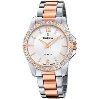 Festina F20595-1 Mademoiselle Sølvfarvet/Rosaguldtonet stål Ø34.5 mm