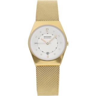 Skagen SKW1152SET Grenen Gold Plated Watch And Necklace Gift Set - W06293