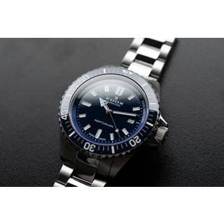 Edox 80120-3BUM-BUF Neptunian Automatik Herrenuhr 44mm 100ATM
