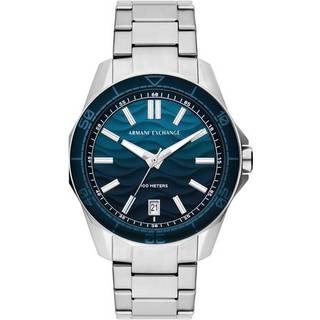 Armani Exchange Quartz Blue Dial Stainless Steel Strap Men’s Watch AX1950