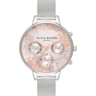 Olivia Burton Abstract Florals OB16CGS06 - Dame - 34 mm - Analog - Quartz - Mineralglas