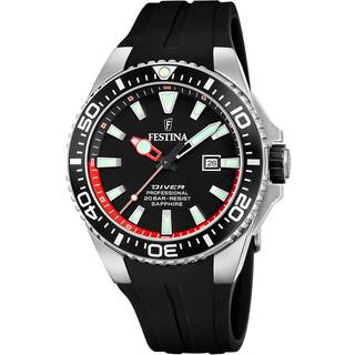 Festina F20664-3 The Original Diver Sort/Gummi Ø45.7 mm