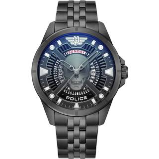 Police PEWJH0005402 Herrenuhr Multifunktion Schwarz