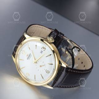 Orient Bambino Automatic White Dial Brown Leather Strap Men’s Watch RA-AP0004S10B