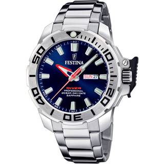 Festina F20665/1 Herrenuhr Professional Diver Set m. Silikonband 46mm 20ATM