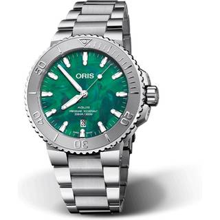 Oris Aquis Date Bracenet armbåndsur med lænke Ø36,5