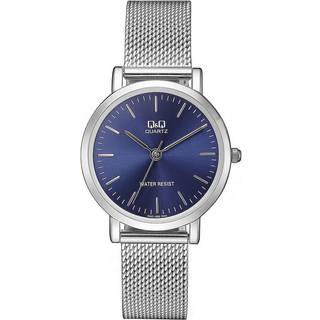 Q&Q QA20J012Y Classic Blå/Rosaguldtonet stål Ø42 mm