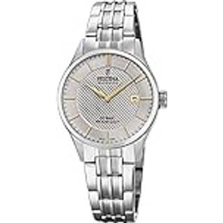 Festina Swiss Made dameur i stål med lænke