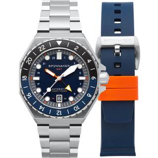 Spinnaker SP-5119-22 Dumas Automatik GMT Herrenuhr 44mm 30ATM