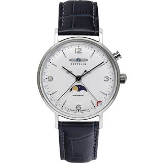 Zeppelin 8074-5 Herrenuhr Quarz Hindenburg mit Mondphase