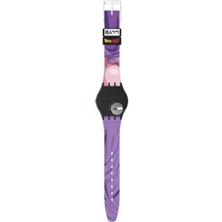 Swatch Dragon Ball Z Majin Buu Original Gent Yellow Dial Quartz Watch GZ358