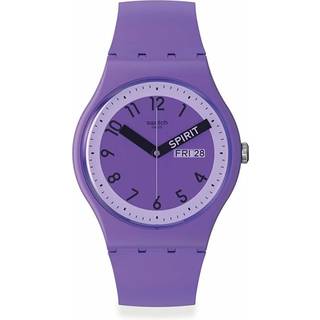 Swatch Pride Spirit 'Proudly Violet' Quartz Purple Dial Unisex Watch SO29V700