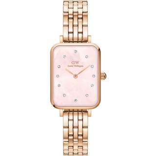 Daniel Wellington DW Watch Quadro Lumine 5-Link Melrose 20x26mm Rose Gold