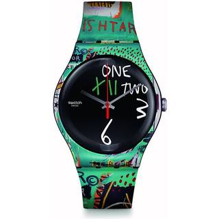 Swatch Art Journey 'Ishtar By Jean-Michel Basquiat' Quartz Unisex Watch SUOZ356