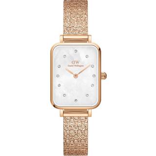 Daniel Wellington DW Watch Quadro Lumine Pressed Piano Rose Gold 20x26mm