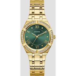 Guess Cosmo Green Dial Stainless Steel Strap Women's Watch GW0033L8
