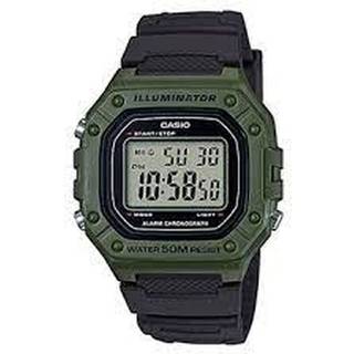 Herre Casio W-218H-3AVDF Sort Ur (Ø 43 mm)