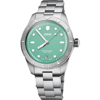 ORIS Divers 65 Cotton Candy, grøn med lænke -38mm