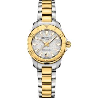 Certina DS Action dameur bicolour med glimmer skive