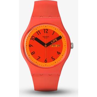Swatch Pride 'Proudly Red' Quartz Red Dial Unisex Watch SO29R705