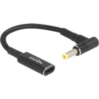 DeLOCK - power adapter - 24 pin USB-C to DC jack 4.8 x 1.7 mm - 15 cm