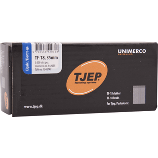 Tjep stift elgalv. TF18 1,2x35 5000stk/pk 842035