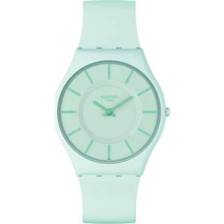 Swatch Turquoise Lightly Quartz Lime Green Unisex Watch SS08G107
