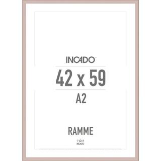 Træramme - Dirty Rose -  Str:42 x 59,4  / A2 Cm