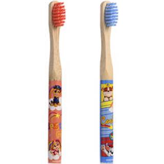 Paw Patrol Chase + Stella Bambus Tandbørster Til Børn 2 stk. TAKE CARE